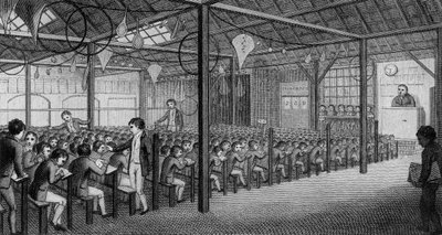 La Royal Free School, pubblicato da W. Robbin, c.1805 da English School